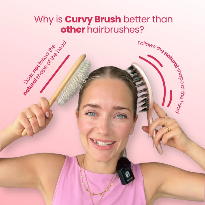Curvy Brush - szczotka do włosów z łapkami dzika