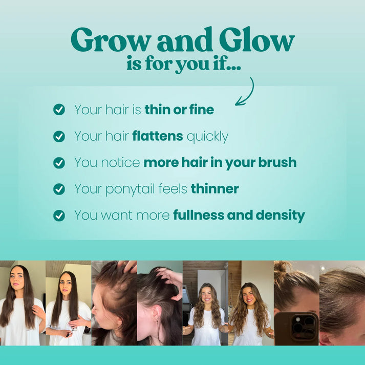 Grow & Glow Shampoo 250 ml-sin sulfato y sin silicona