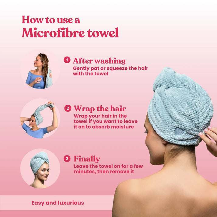 Mikrofiberhåndkle for hår