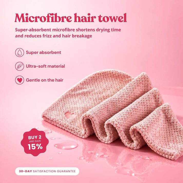 Mikrofiberhåndkle for hår