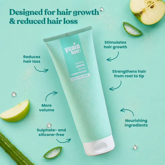 Grow & Glow conditioner 250 ml - sulfaatvrij en siliconenvrij