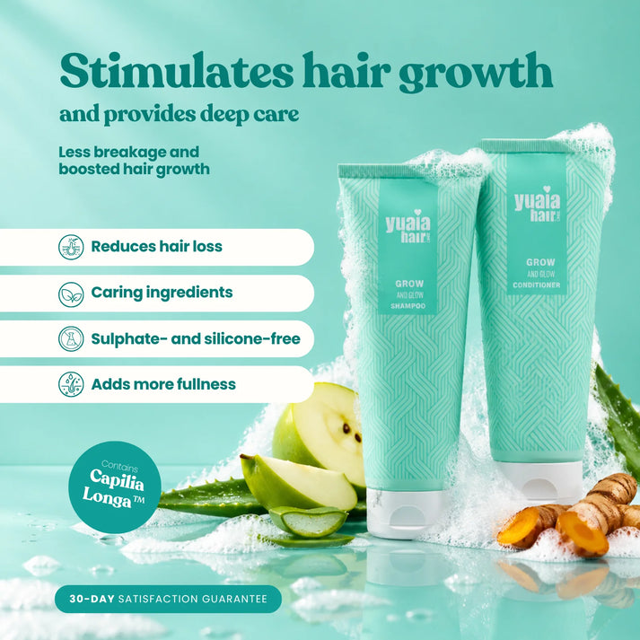 Grow & Glow Shampoo 250 ml-sin sulfato y sin silicona