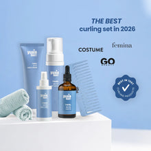 Ensemble de filles bouclées premium