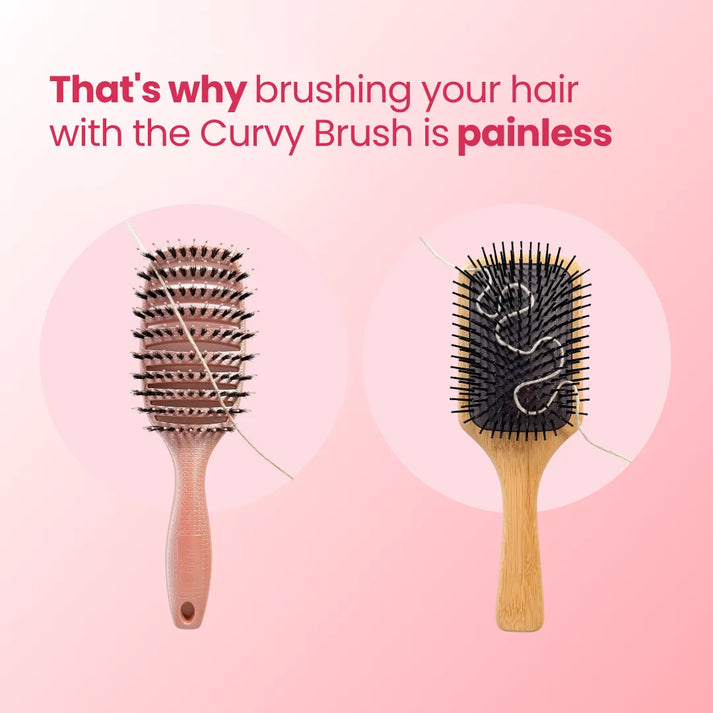 Curvy Brush - szczotka do włosów z łapkami dzika
