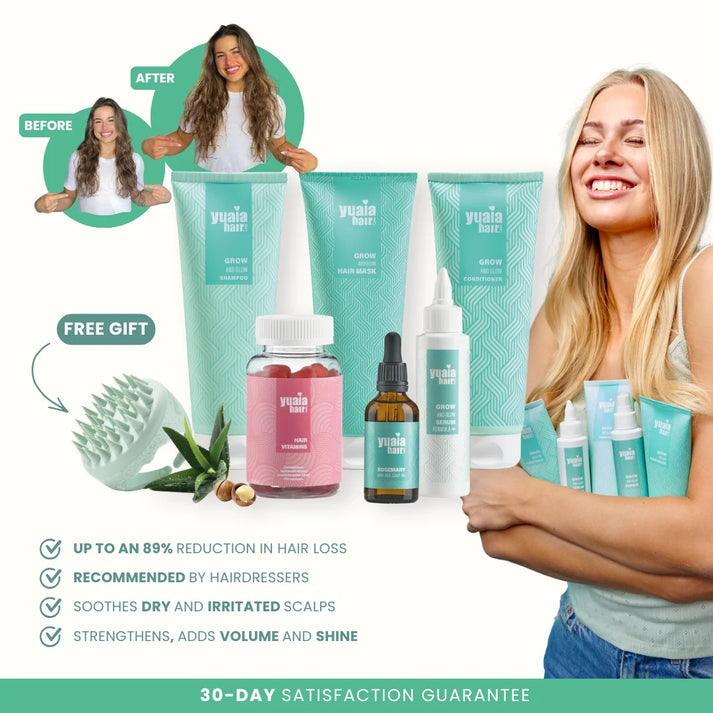 Set premium per la crescita dei capelli