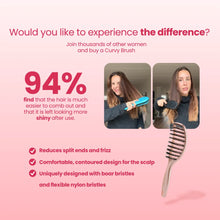 Curvy Brush - szczotka do włosów z łapkami dzika