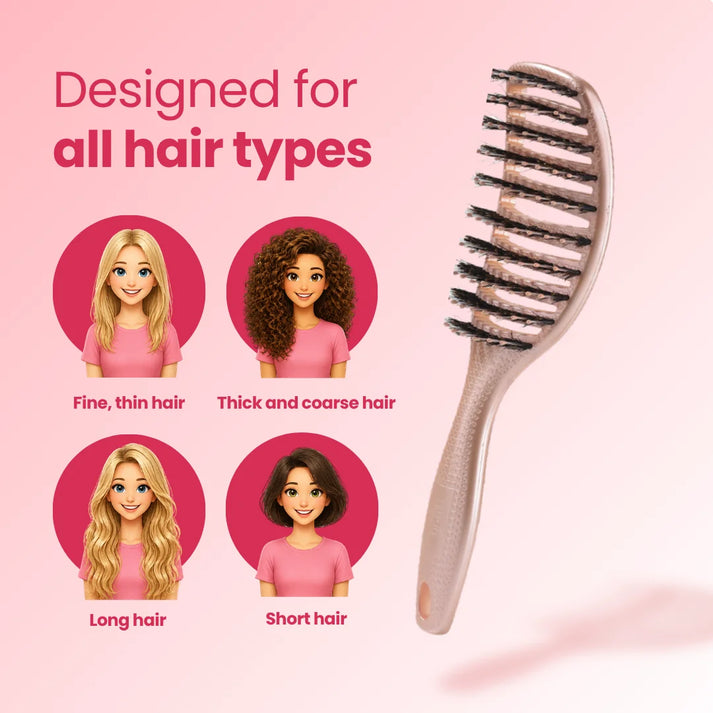 Curvy Brush - szczotka do włosów z łapkami dzika