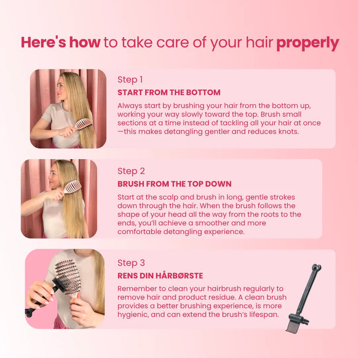 Curvy Brush - szczotka do włosów z łapkami dzika