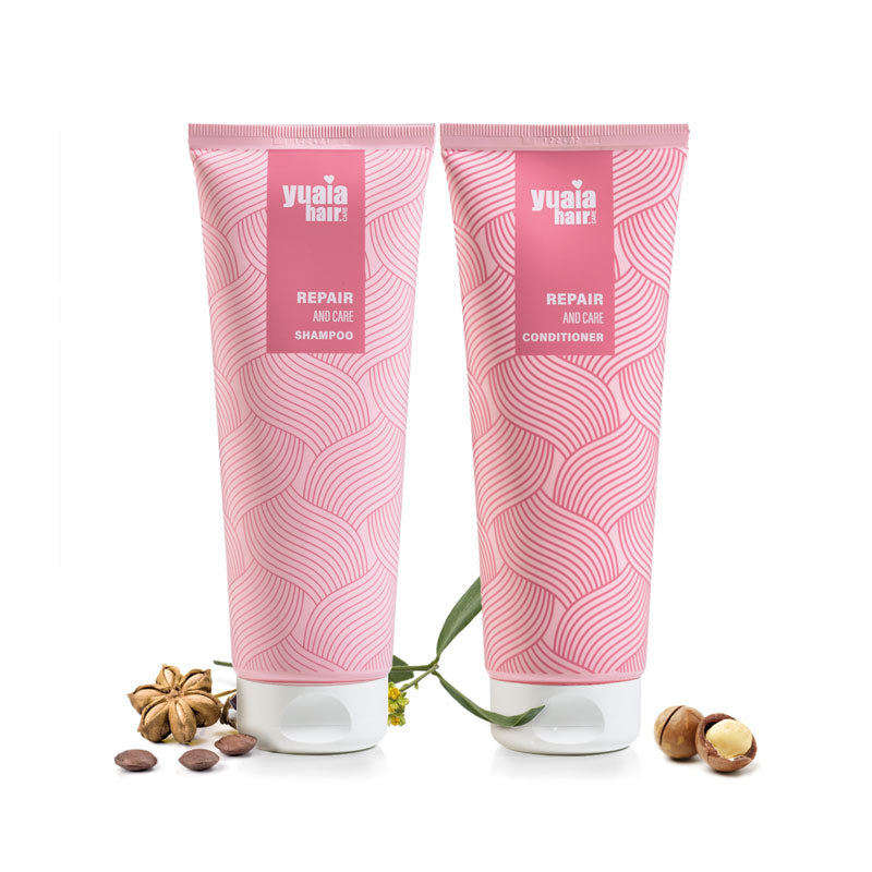 Shampoing et après shampoing Repair and Care 250 ml - sans sulfate ni silicone