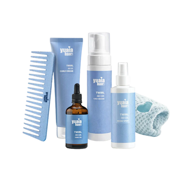 Conjunto premium de menina encaracolada