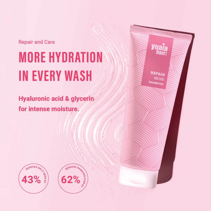 Repair and Care Shampoo 250 ml - sulfate-free & silicone-free