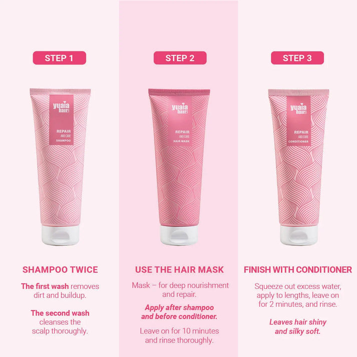 Intensive Repair and Growth Hair Mask Set