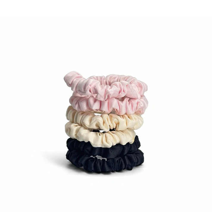 Chouchous en satin doux - Petits, paquet de 4