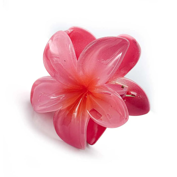 Hårklämma med blomma